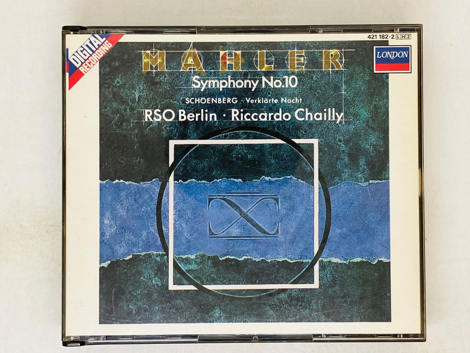 2CD 西独盤 蒸着仕様 MAHLER SYMPHONY NO.10 CHAILLY / RSO BERLIN / West Germany ...