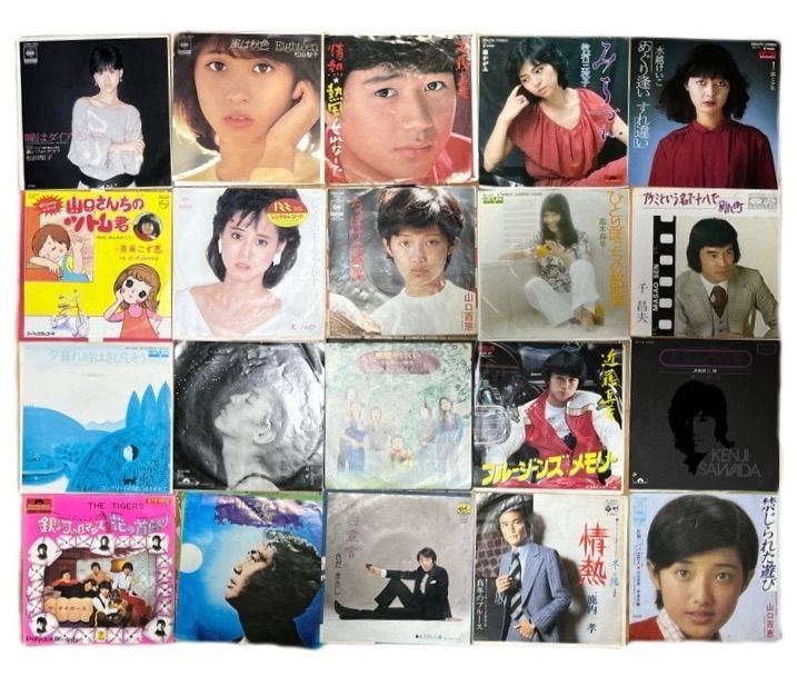 ★写真有り★ 邦楽 シングル レコード 約130枚 まとめ売り 3箱まとめて 貴重な邦楽シングルレコード 130枚以上