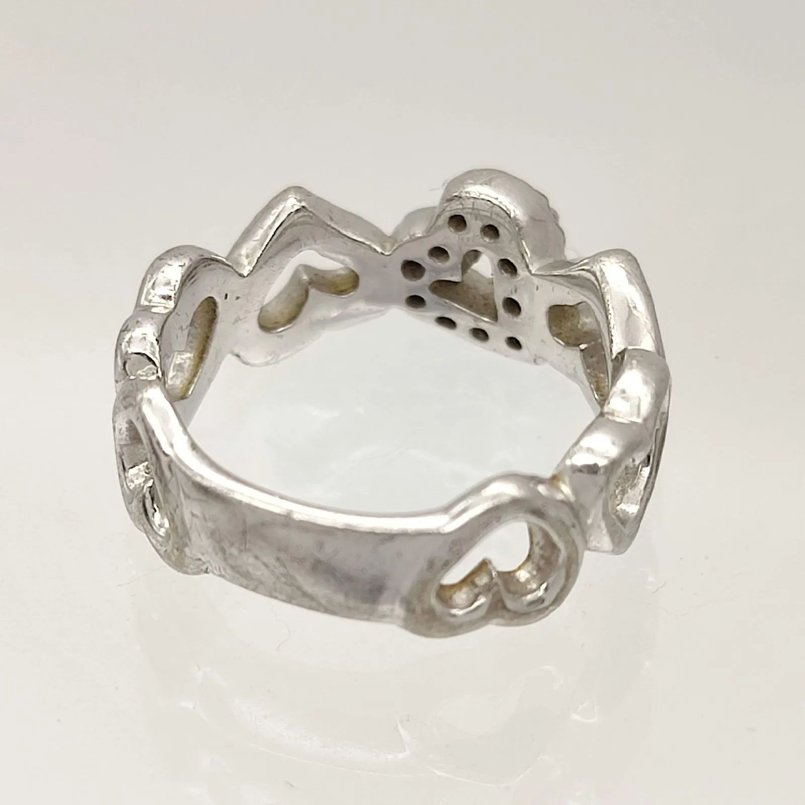美品】PURE DAYS ピュアデイズ オープンハートリング SILVER シルバー 
