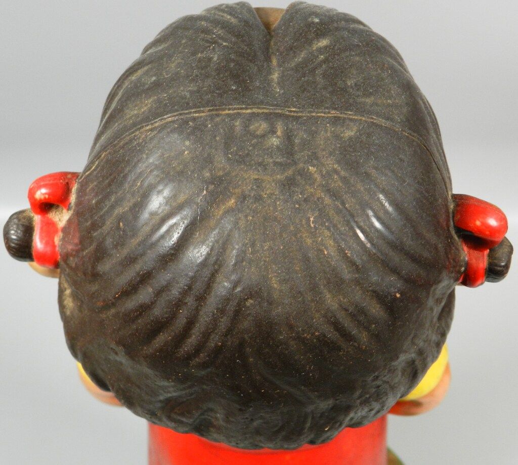 不二家 首振り人形 ペコちゃん首振り人形(全身セルロイド-バックル有