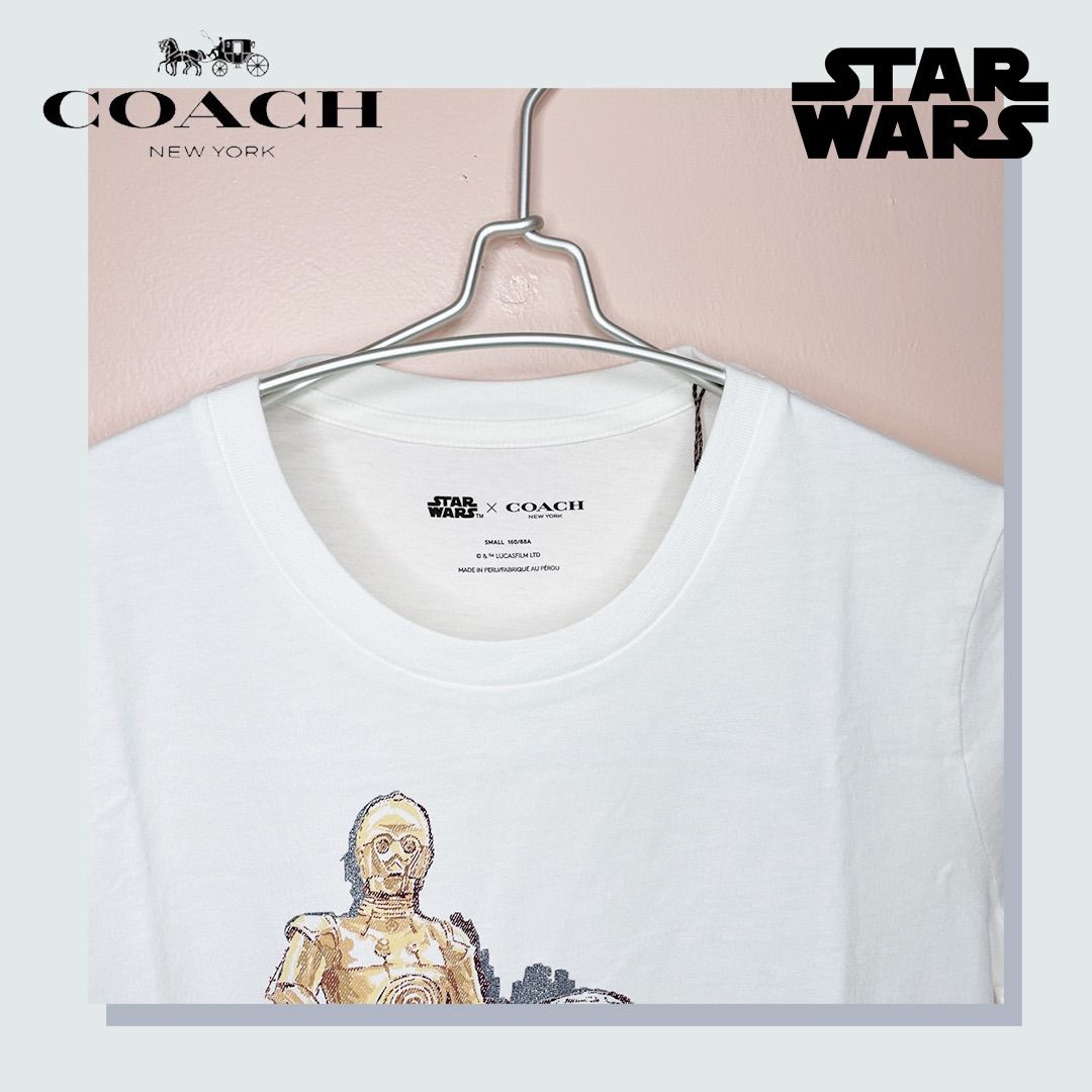 新品】Mサイズ COACH×スターウォーズコラボTシャツ（白） - メルカリ