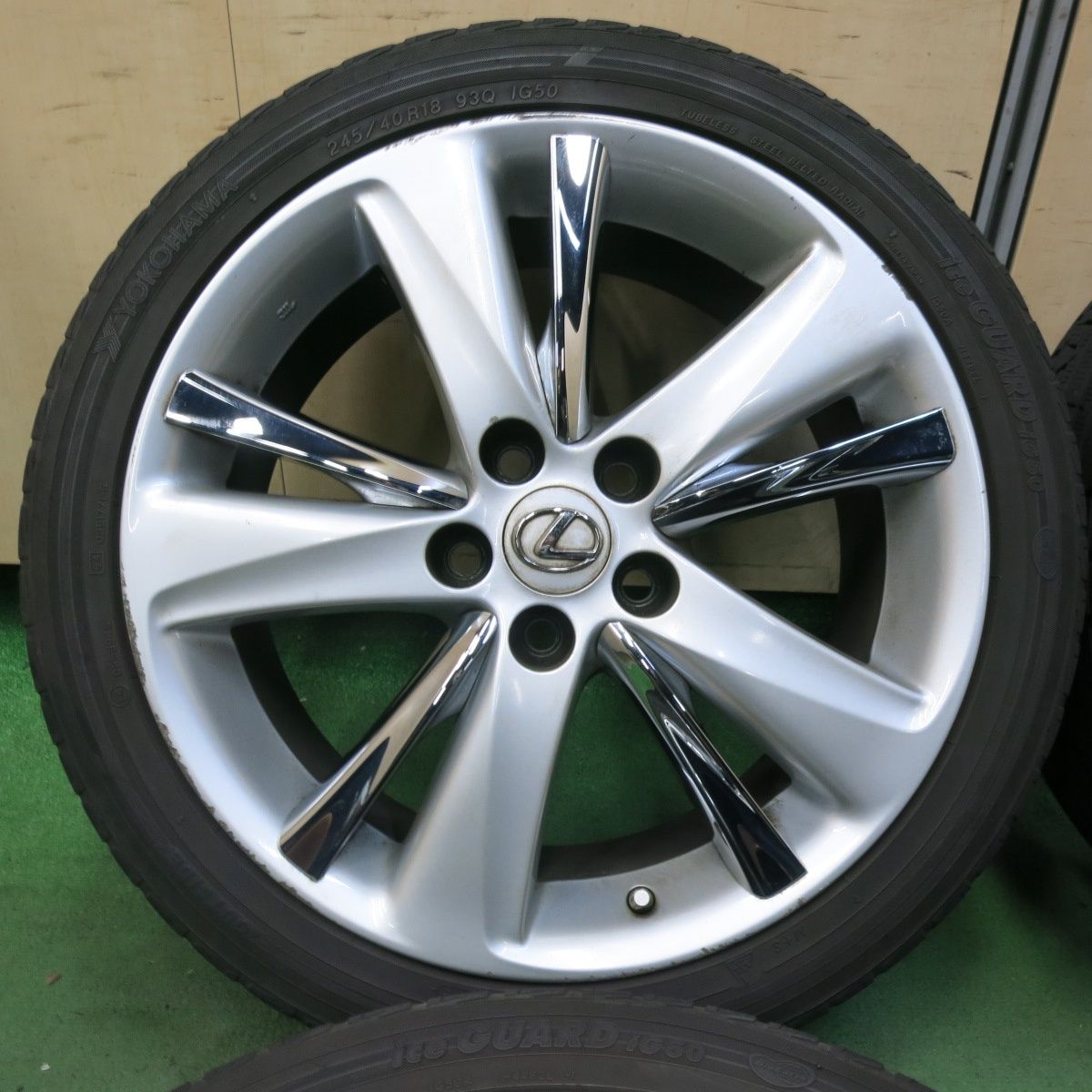 センサー付き！4本☆レクサス GS 純正 245/40R18 スタッドレス 