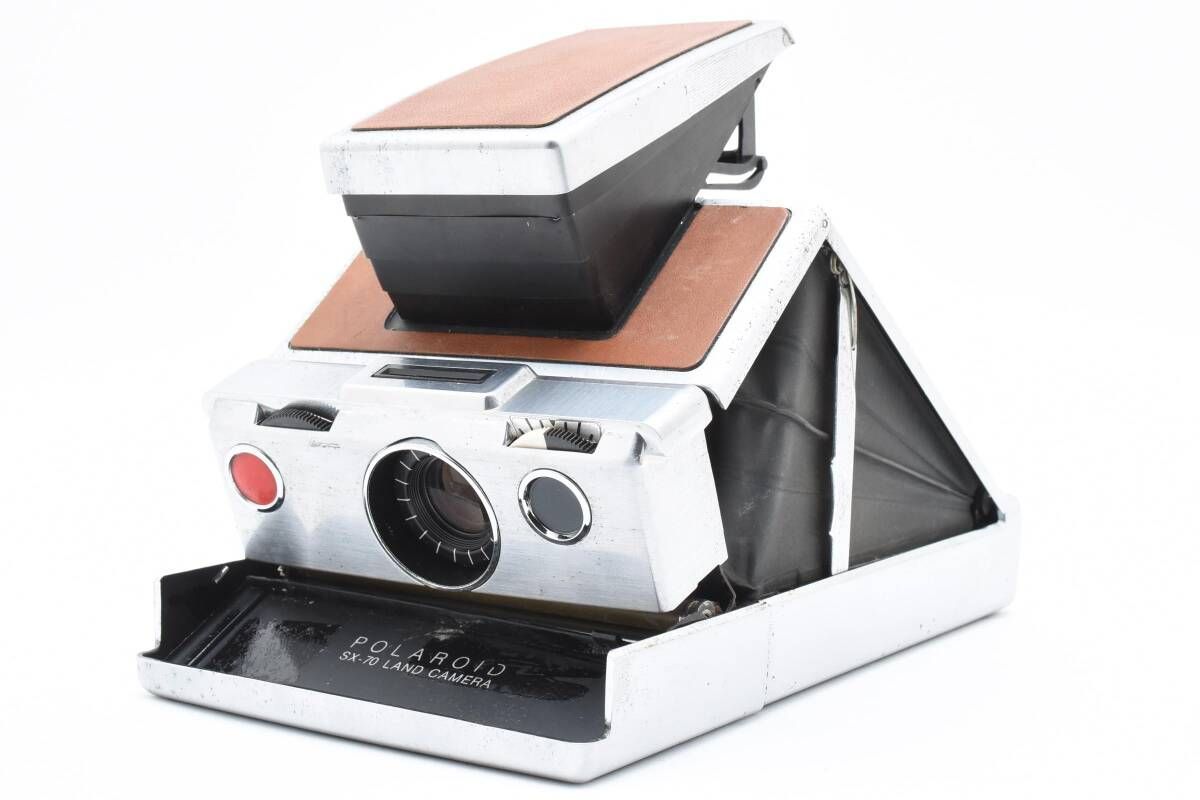 ポラロイド POLAROID SX-70 LAND CAMERA 純正革ケース付 2357W5001 0051