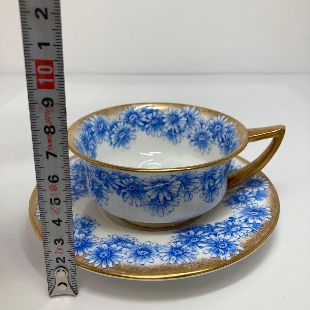 アンティーク ロイヤルウースター 金彩カップ&ソーサー 東H 5 0610