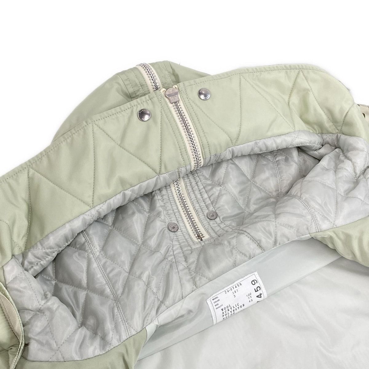 サカイ ブルゾン サイズ3 L レディース美品 Faux Shearling x Nylon