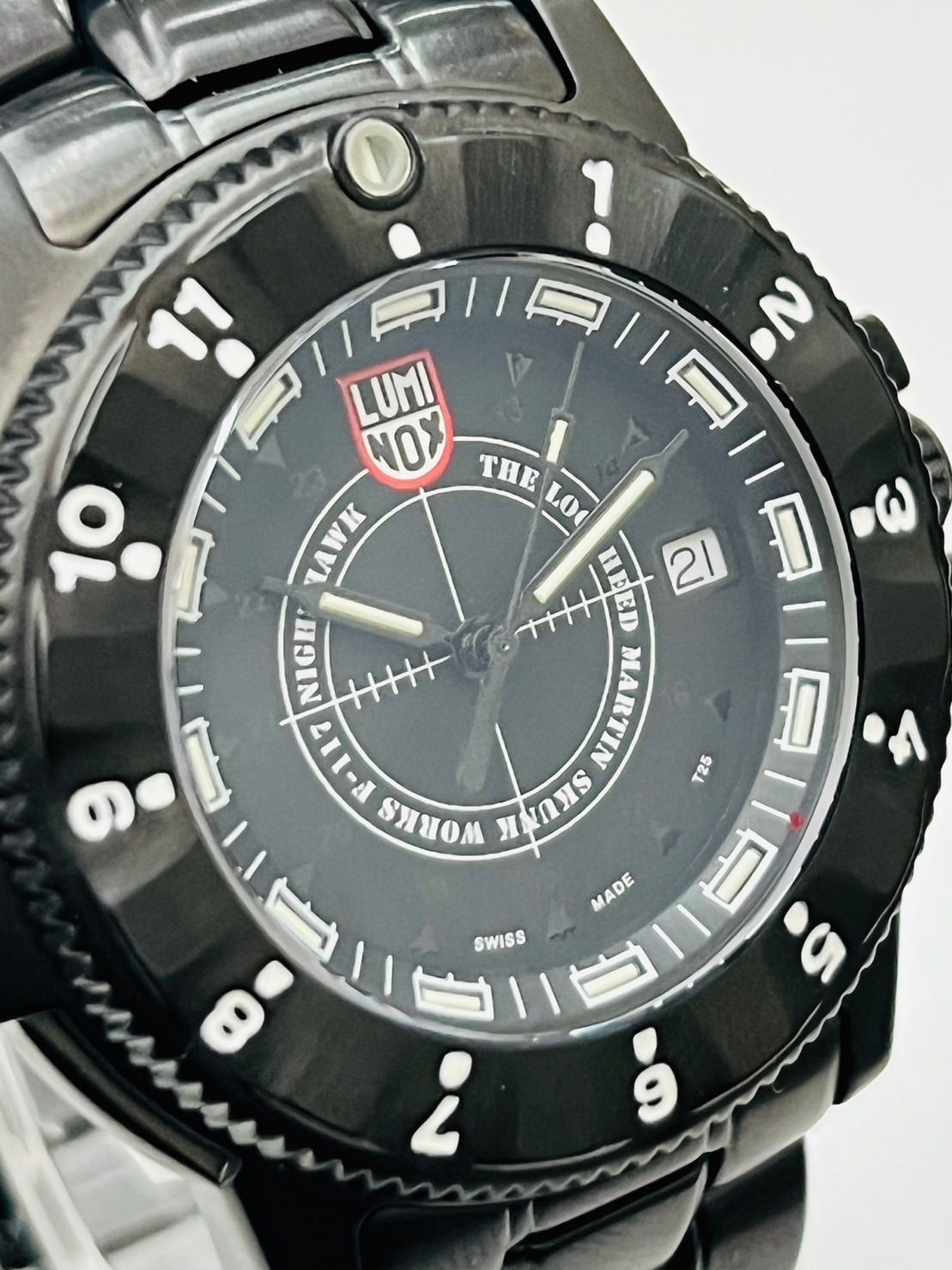 電池交換済】LUMINOX×SKUNK WORKS ルミノックス×スカンクワークス 