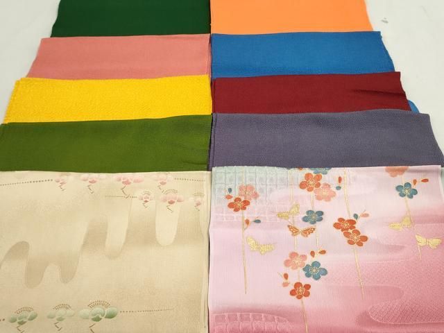 平和屋着物 和装小物 帯揚げ10枚セット 正絹 DAAV8195by