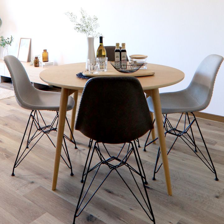 ダイニングテーブル アウトレット 食卓 円形 ラウンド サークル 丸い 丸形 円型 ラウンドテーブル ダイニング 机 カラメリ 円形 KRM-110NA