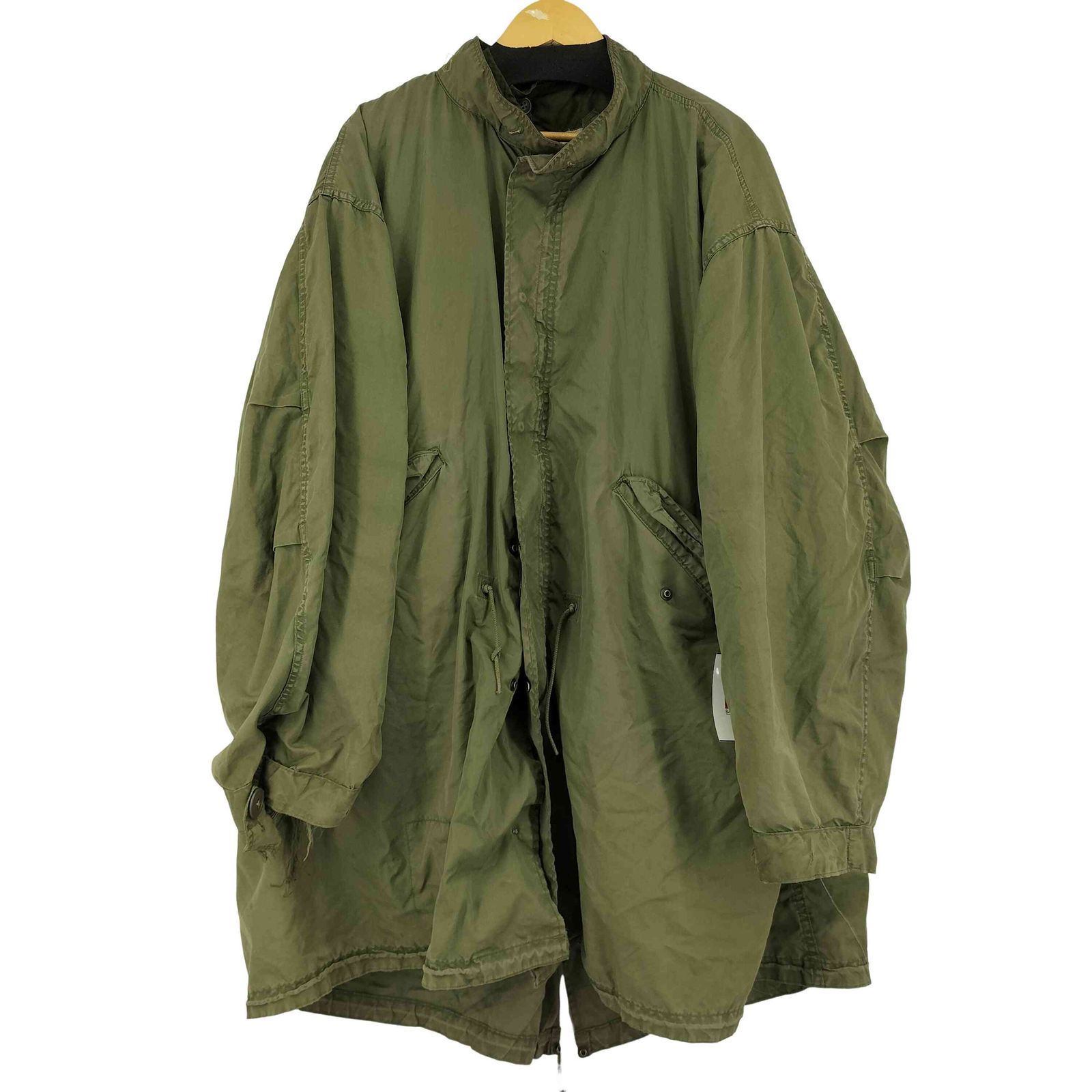 U.S. ARMY(ユーエスアーミー) 70S M-65 EXTREME COLD WEATHER FISHTAIL ARMY PARKA ライナー付き メンズ  XL-R【中古】【ブランド古着バズストア】 ユーエスアーミー U.S. ARMY 70S M-65 EXTREME COLD WEATHER FISHTAIL
