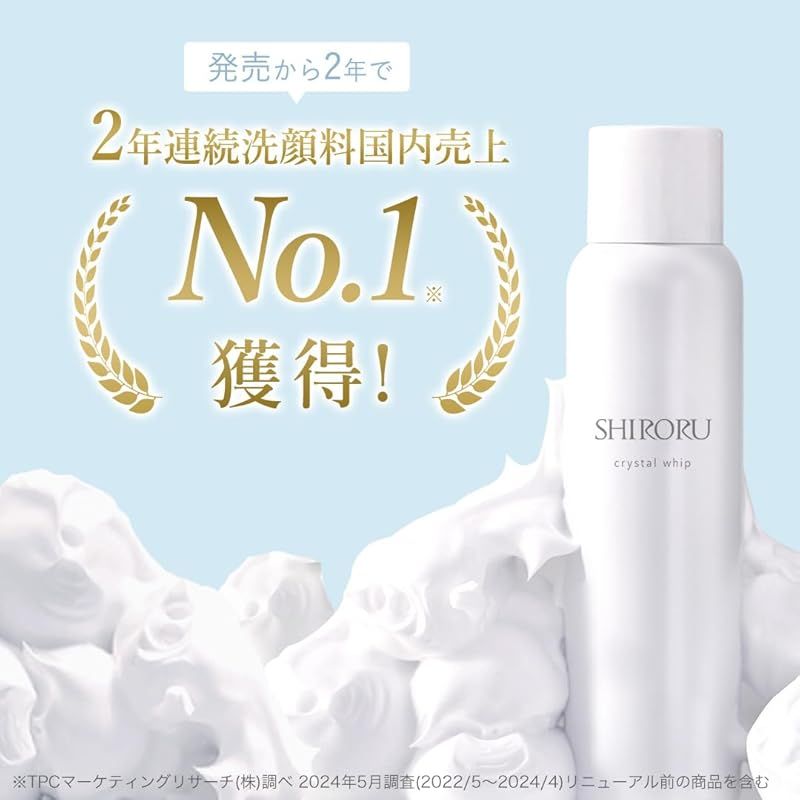 ストア 【SHIRORU】クリスタルホイップ『毛穴汚れと角質除去の効能評価