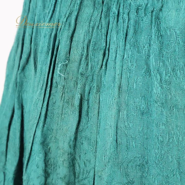 ベリーダンス 衣装 ジプシースカート インド製 グリーン系 ロング フリル TRIBAL BAZAAR 大きく広がる裾 緑 柄 模様 コスチューム エスニック デザイン フェス コスプレ 体型カバー おしゃれ 大人 レディース ダンス衣装 ベリーダンス 衣装 ジプシースカート インド製 グリーン系