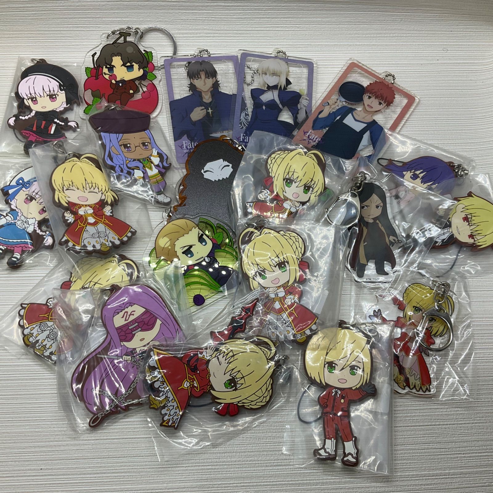 現状品 未使用品多めFateシリーズラバーストラップ アクリルストラップ 