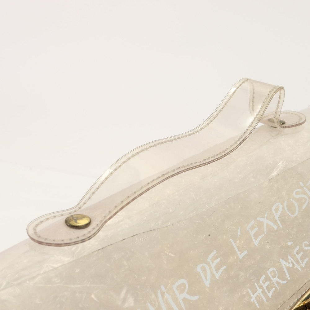 エルメス 1997年 限定 ビニールケリー PVC クリア ハンドバッグ トート
