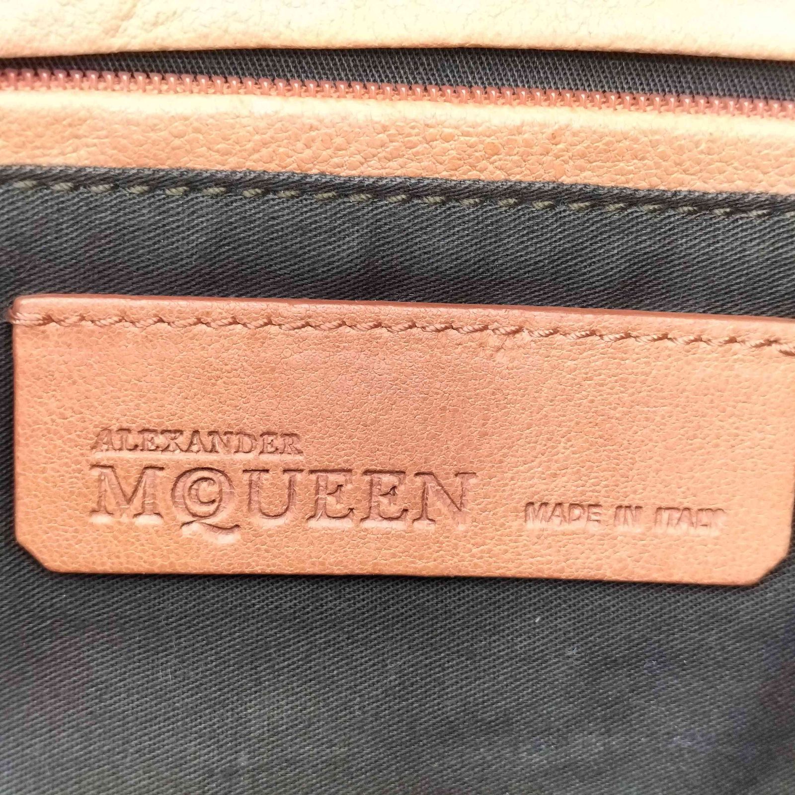 未使用級ALEXANDER McQUEEN アレキサンダー マンタクラッチバック アレキサンダーマックイーン Alexander McQueen De Manta Clutch