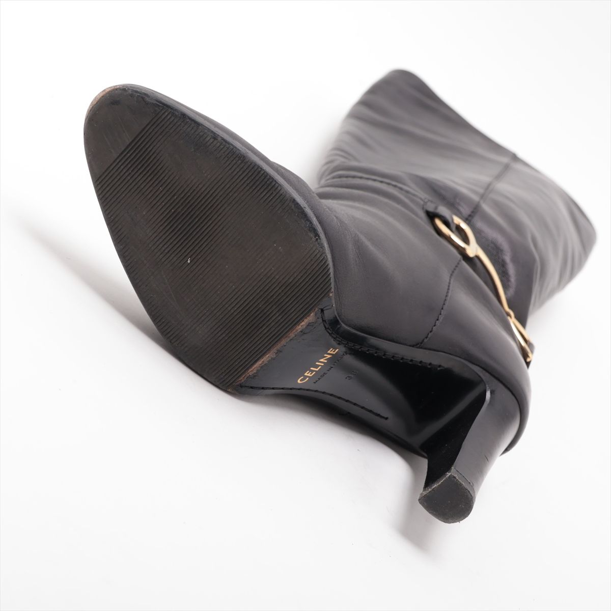 CELINE セリーヌ ロングブーツ サイズ37 ブラック CELINE ブーツ 黒