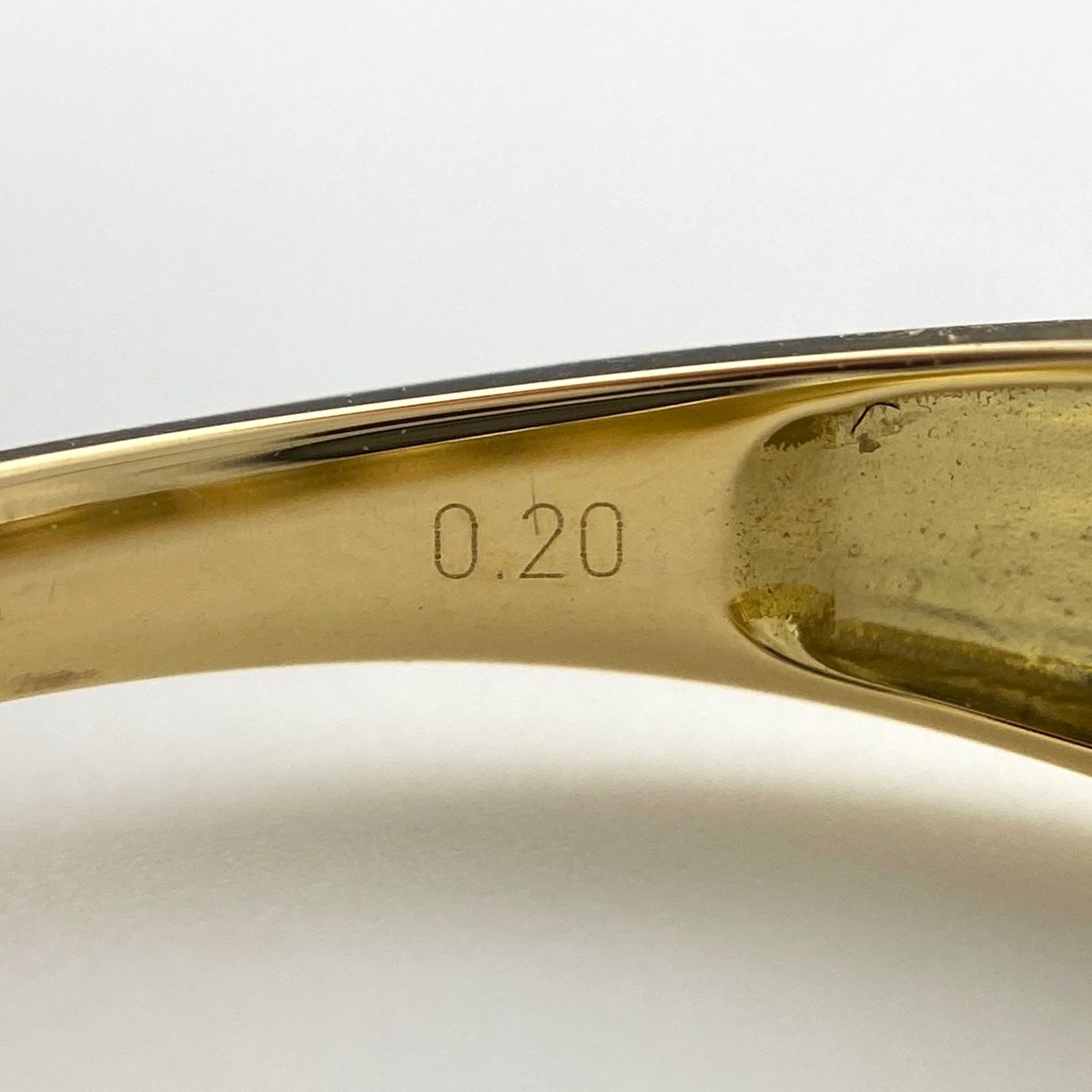 GSTV メレダイヤ デザインリング YG イエローゴールド 指輪 リング 16  