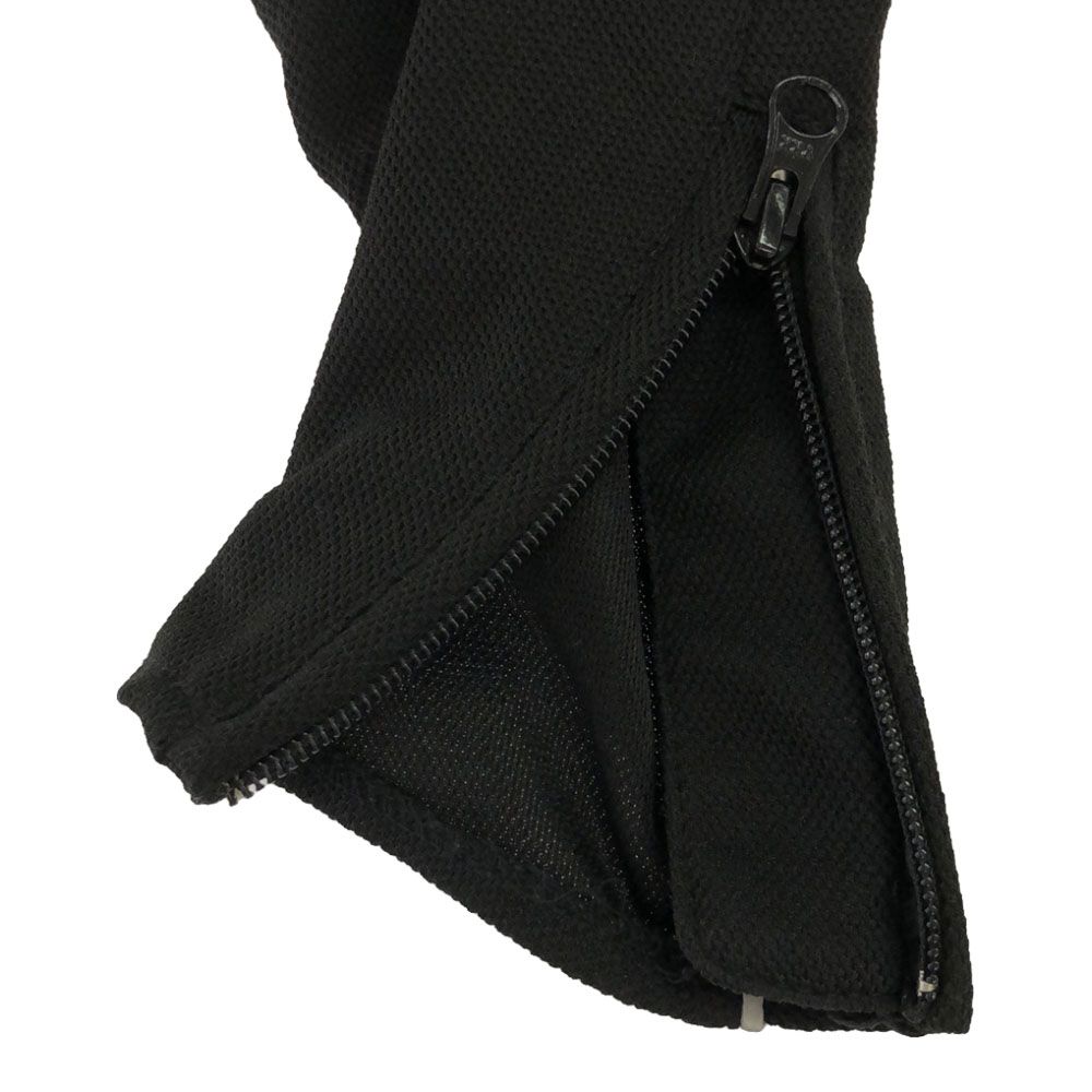 エルフ プリント バイク メッシュ ジップジャケット L ブラック elf プロテクター付 メンズ