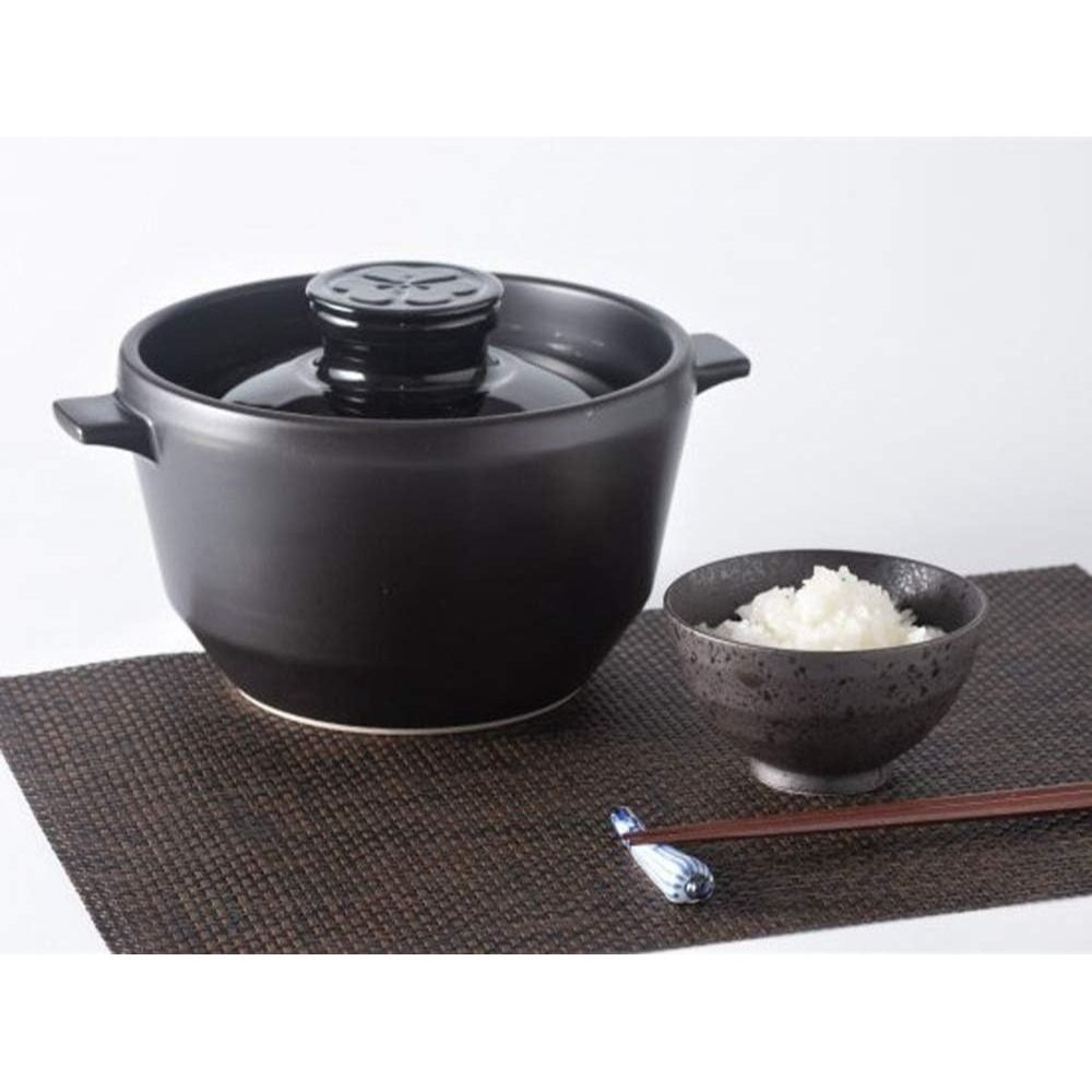 八右衛門窯 有田焼炊飯鍋 直火 電子レンジ対応 究 のごはん鍋 HACHI 3合炊き 鍋 なべ ご飯 ごはん ふっくらごはん 米 遠赤外線効果 圧力調整蓋 炊飯 直火 火力 電子レンジ 600W オーブン