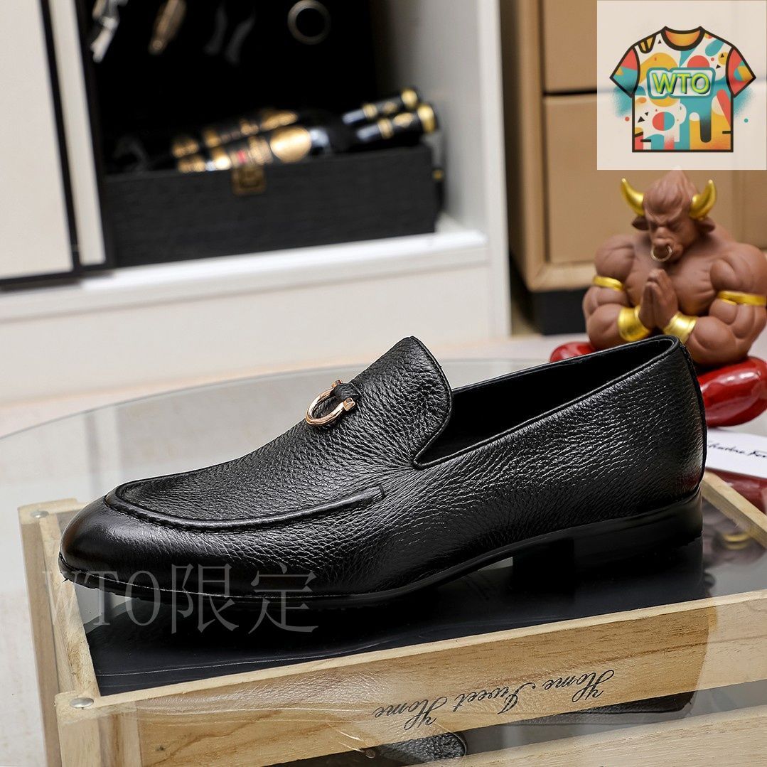 フィラグモ（Ferragamo）新作 メンズ カジュアル スリッポンシューズ Ferragamoフェラガモ カジュアル スリッポン シューズ01 - メルカリ
