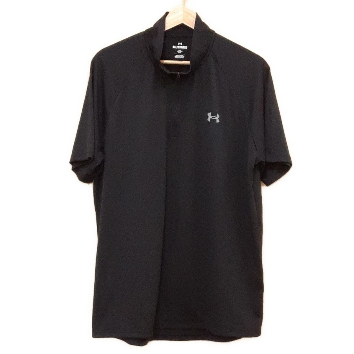 Under Armour メッシュポロシャツ 黒 undo-rowa_ts04740