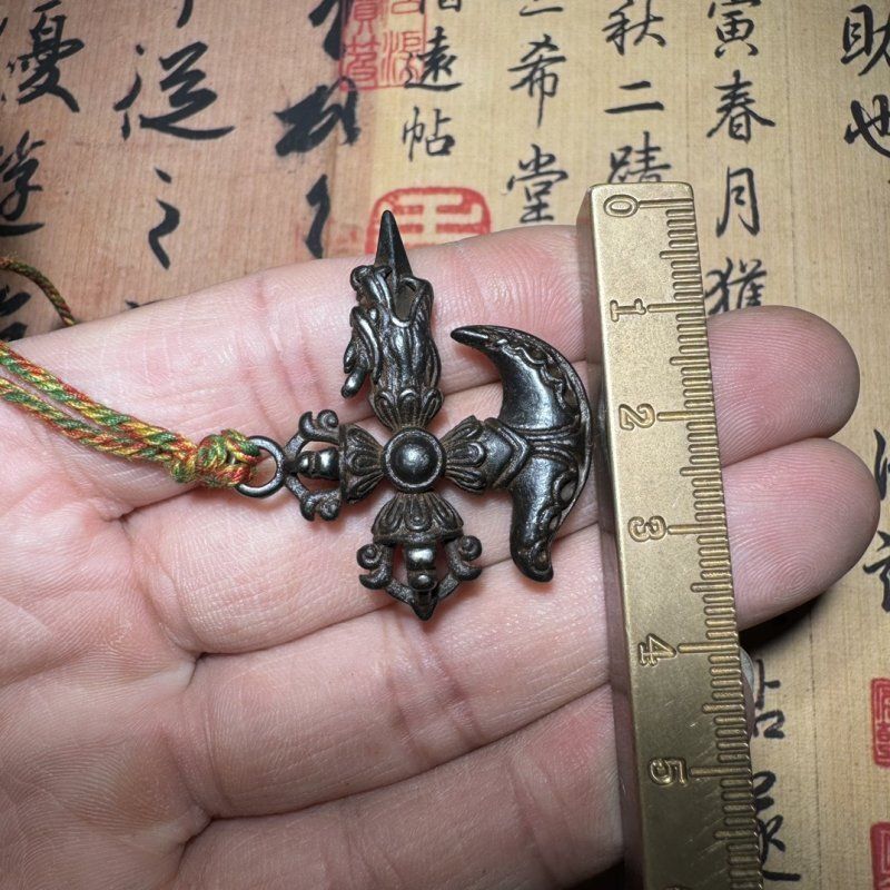 金剛杵 中国 チベット 密教 純鉄 天鉄 黒 天鉄金剛杵 寒鉄 十字