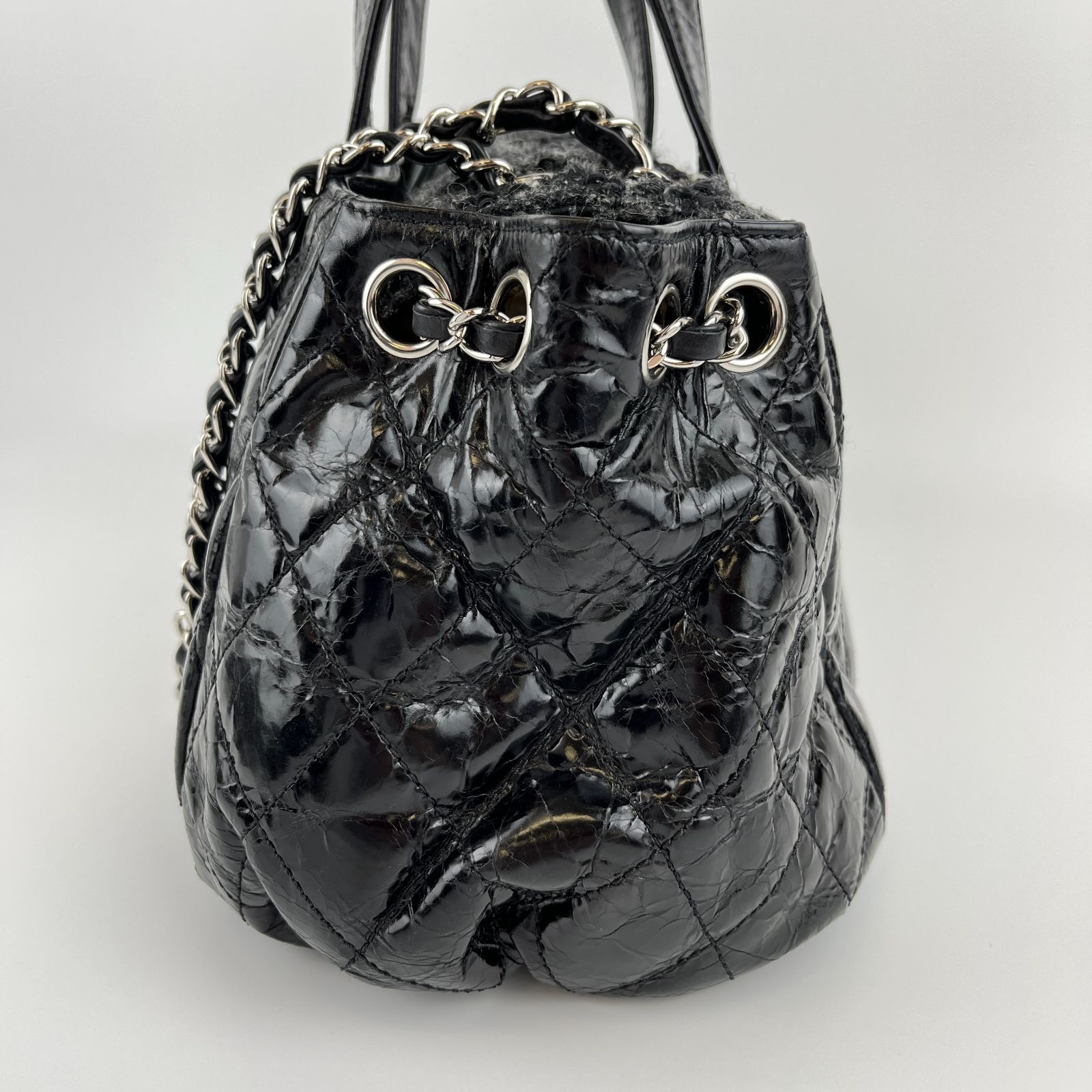 中古】CHANEL シャネル ココマーク マトラッセ ハンドバッグ 中古】CHANEL シャネル ココマーク マトラッセ ハンドバッグ