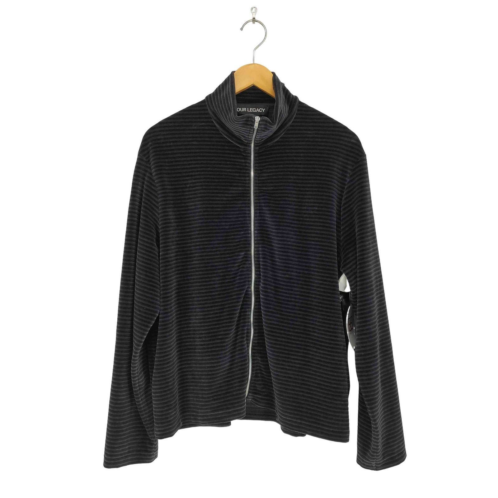アワーレガシィー OUR LEGACY 25ss shrunken fullzip polo phantom 