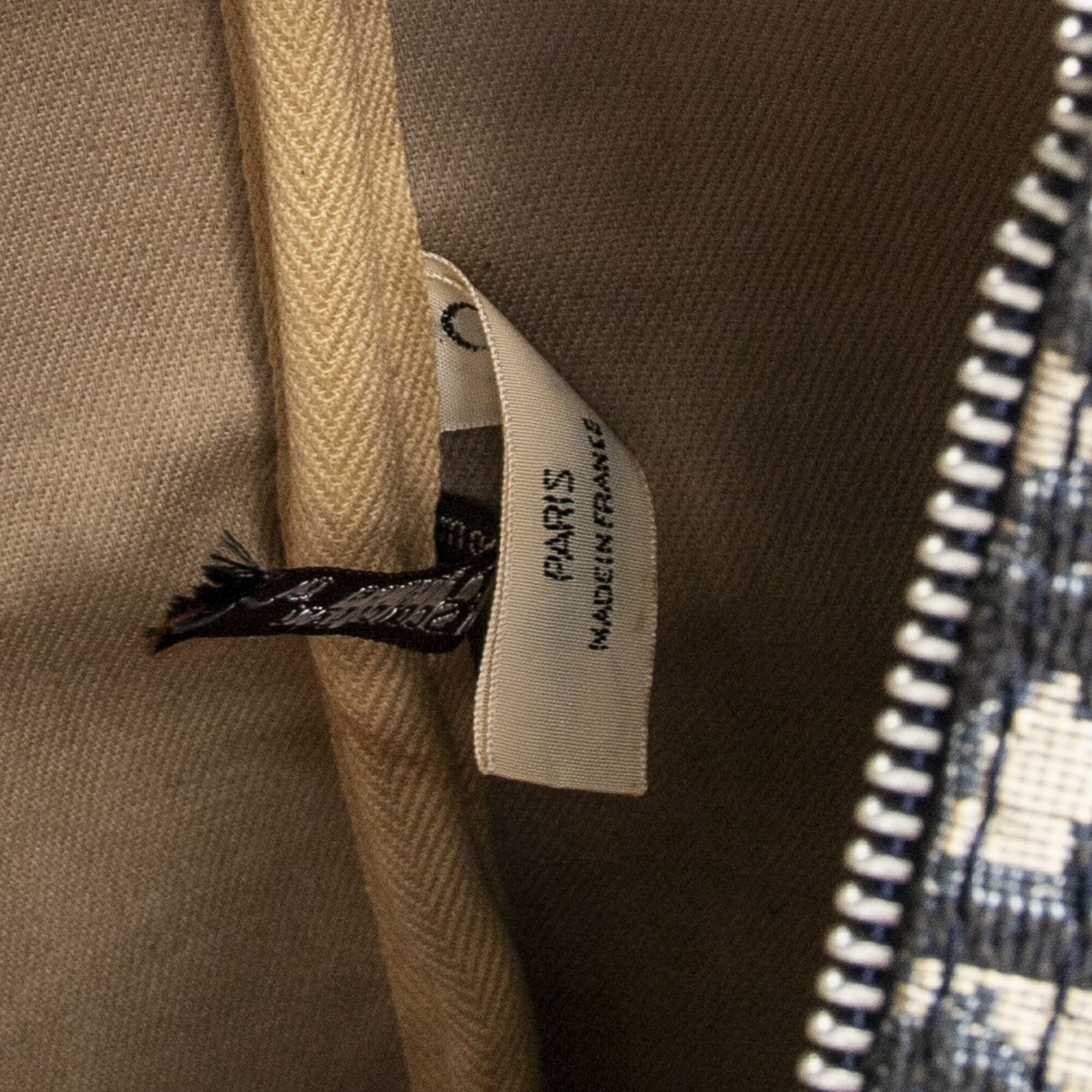 DIOR ディオールヴィンテージ ミディアム トラベル ボストンネイビー ベージュトロッター柄 キャンバスA NEXPOTALLINN_EU