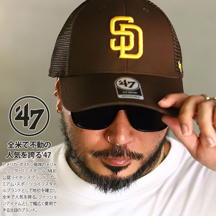 47 キャップ サンディエゴ パドレス メッシュキャップ メンズ