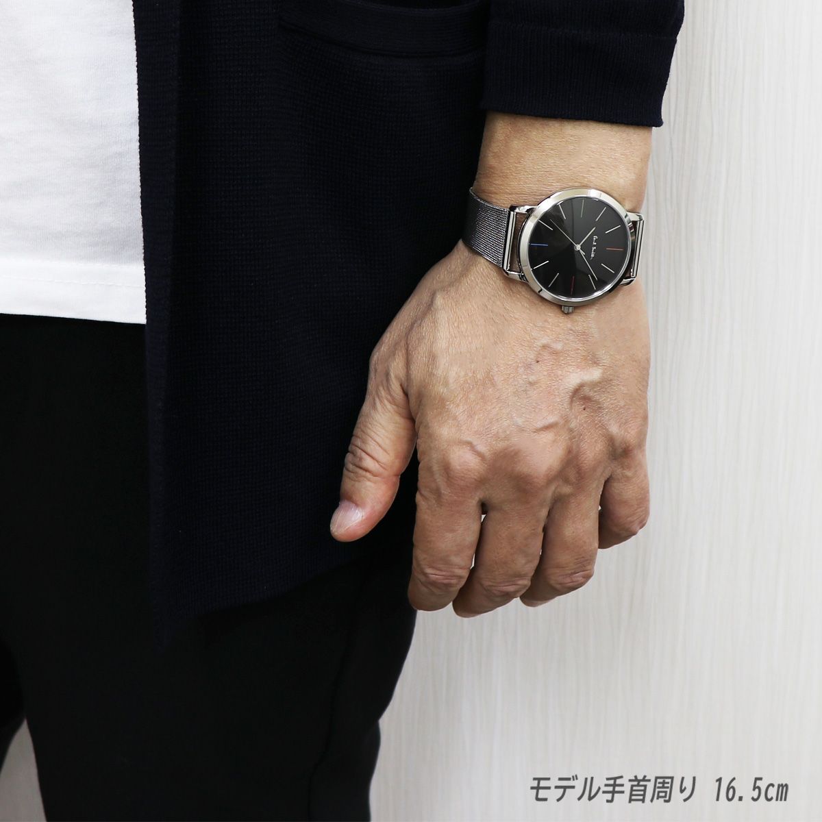 ポールスミス Paul Smith 腕時計 メンズ 革ベルト ステンレスベルト MA 41mm レザー ブレスレット クラシック ブランドウォッチ  男性用 時計 アナログ シンプル ビジネスウォッチ 仕事用