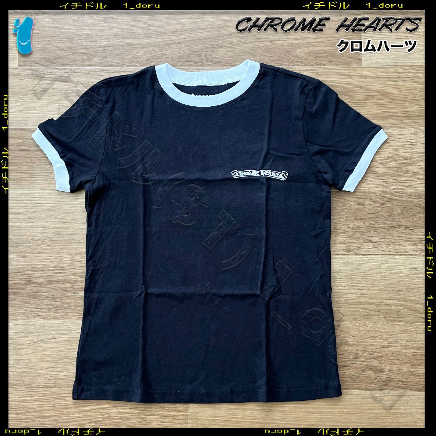 +CHROME HEARTS+ WOMENS TEE レディース ホースシュー Tシャツ Chrome Hearts Womens Horseshoe Plus Tee Black S レディース