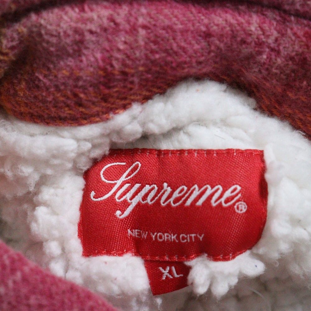 SUPREME (シュプリーム) 22AW Shearling Lined Flannel Shirt