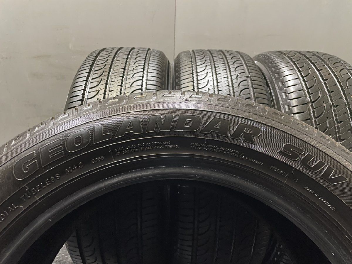 YOKOHAMA GEOLANDAR SUV 235/55R18 18インチ 夏タイヤ 4本 19年製 バリ  