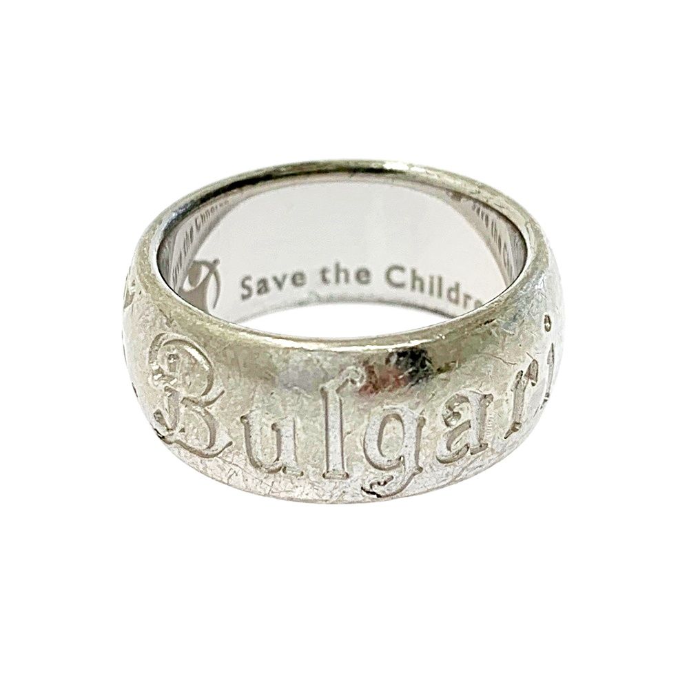 中古】BVLGARI ブルガリ シルバー セーブザチルドレン リング 7.6g 925