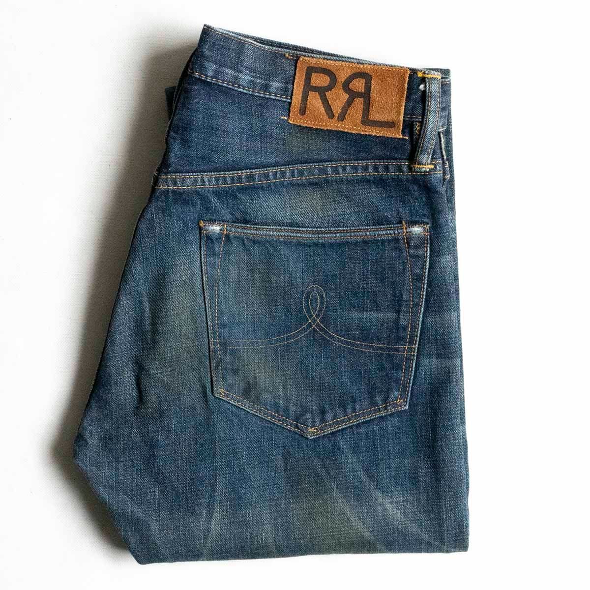 美品】RRL【STRAIGHT LEG JEANS】29×32 アメリカ製 ストレートレグ 