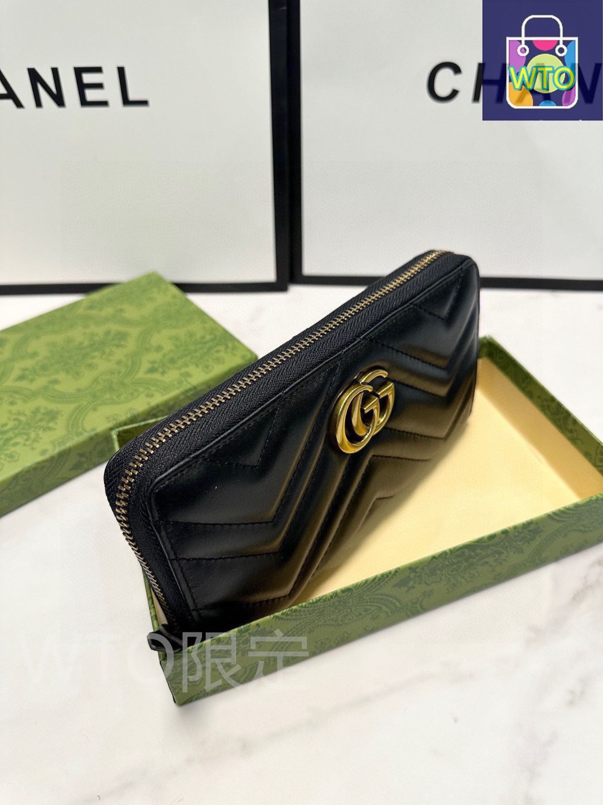 【GUCCI】グッチ★wallet★ショートウォレット★未使用 GUCCI財布/財布、両用カードバッグ、カード/キーケース[本日特価