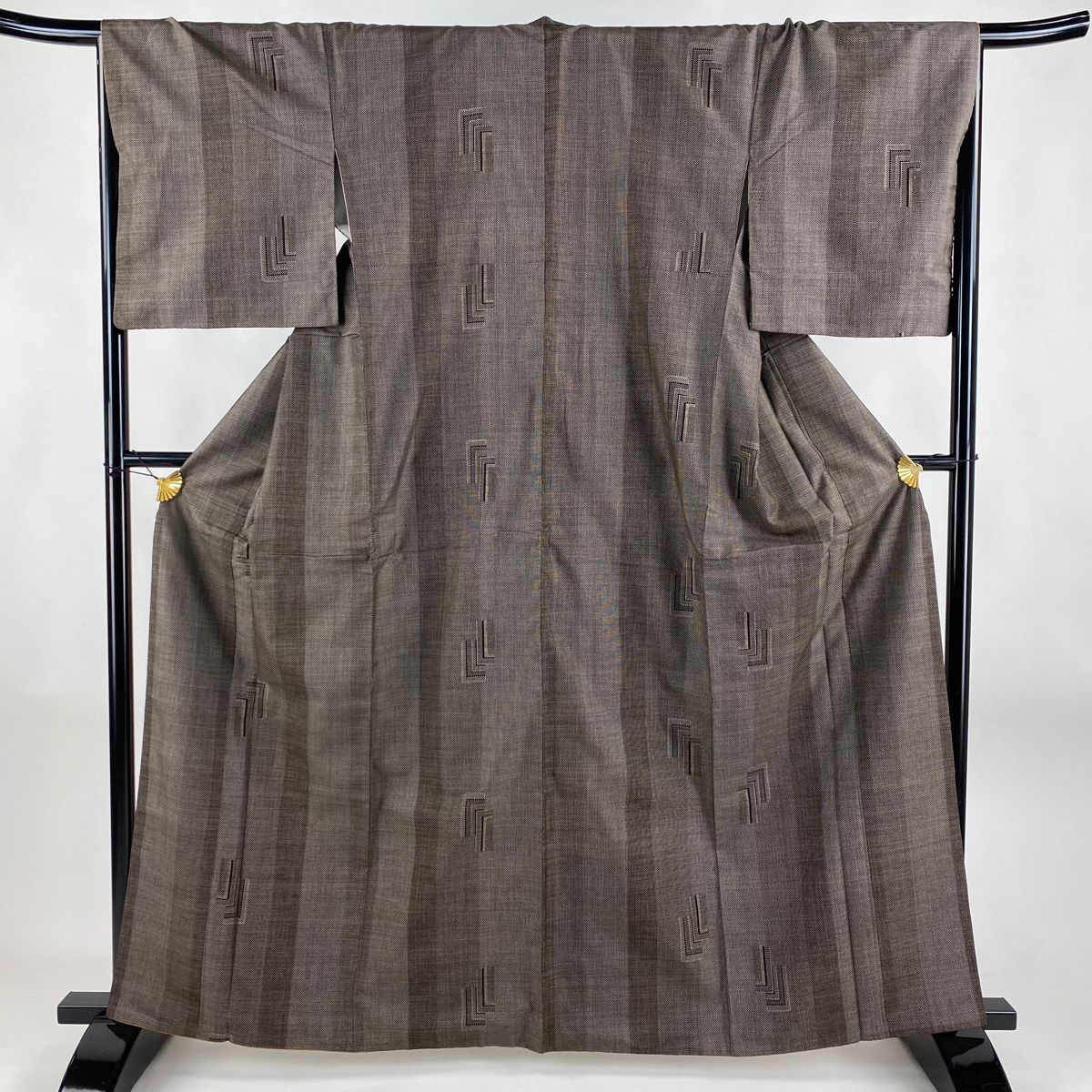 紬 身丈163.5cm 裄丈65.5cm 正絹 美品 逸品 【中古】の通販 by - 着物 