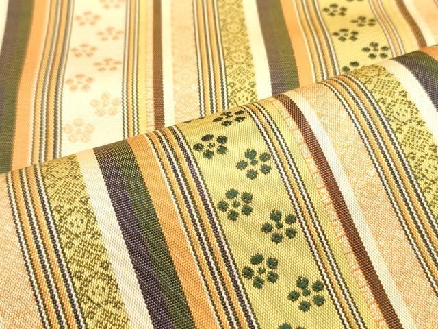 平和屋着物●全通柄九寸名古屋帯　献上　正絹　逸品　未使用　DAAY0077ob 平和屋着物○全通柄九寸名古屋帯 献上 正絹 逸品 未使用 DAAY0077ob