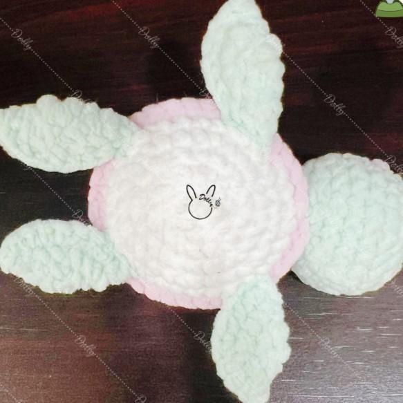 L31 手編み  ハンドメイド あみぐるみ ピンク カメ 人形