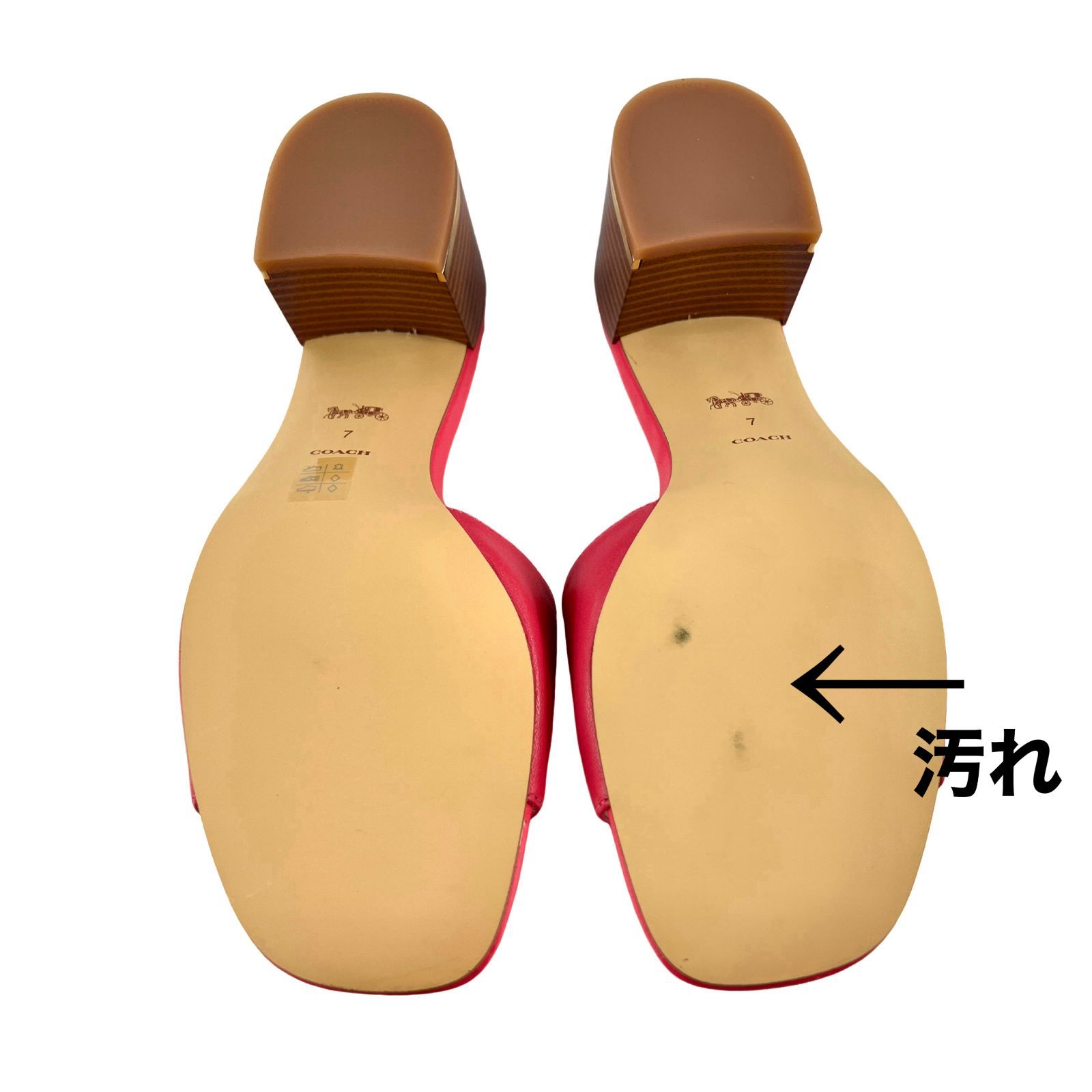 コーチ レザー マギーサンダル COACH MAGGI LEATHER SANDA ＃C2919 HOT