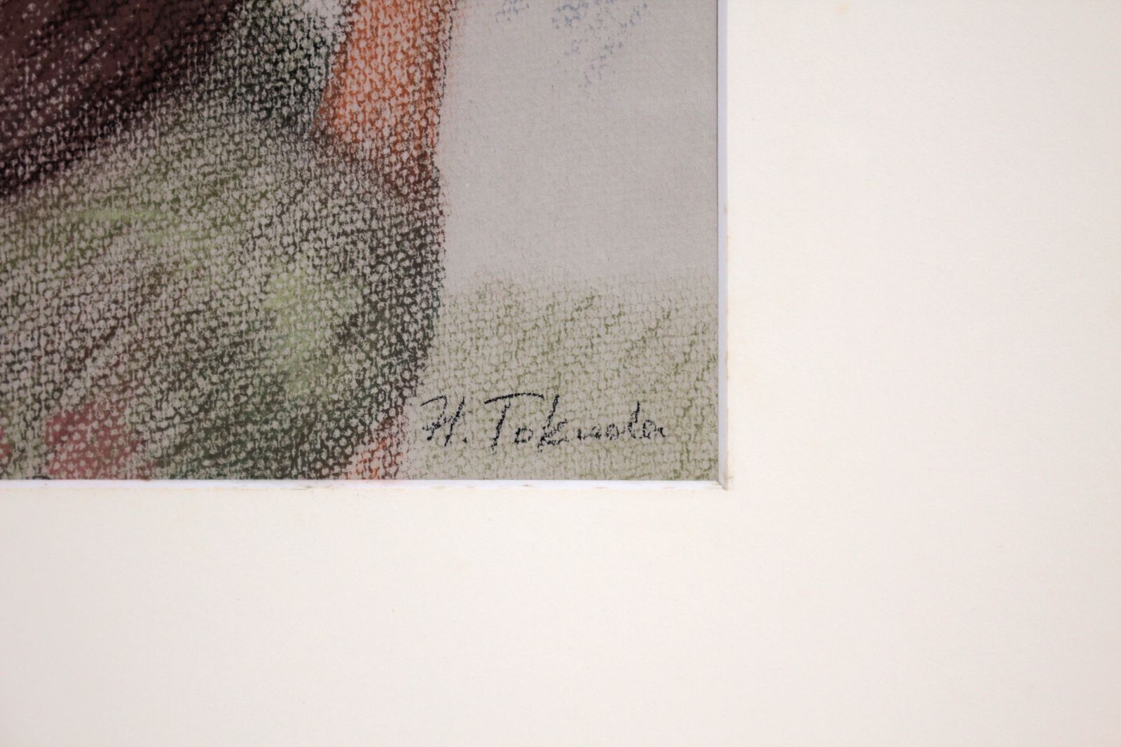 徳田宏行 パステル画『女性像』【真作保証】 絵画 - メルカリ