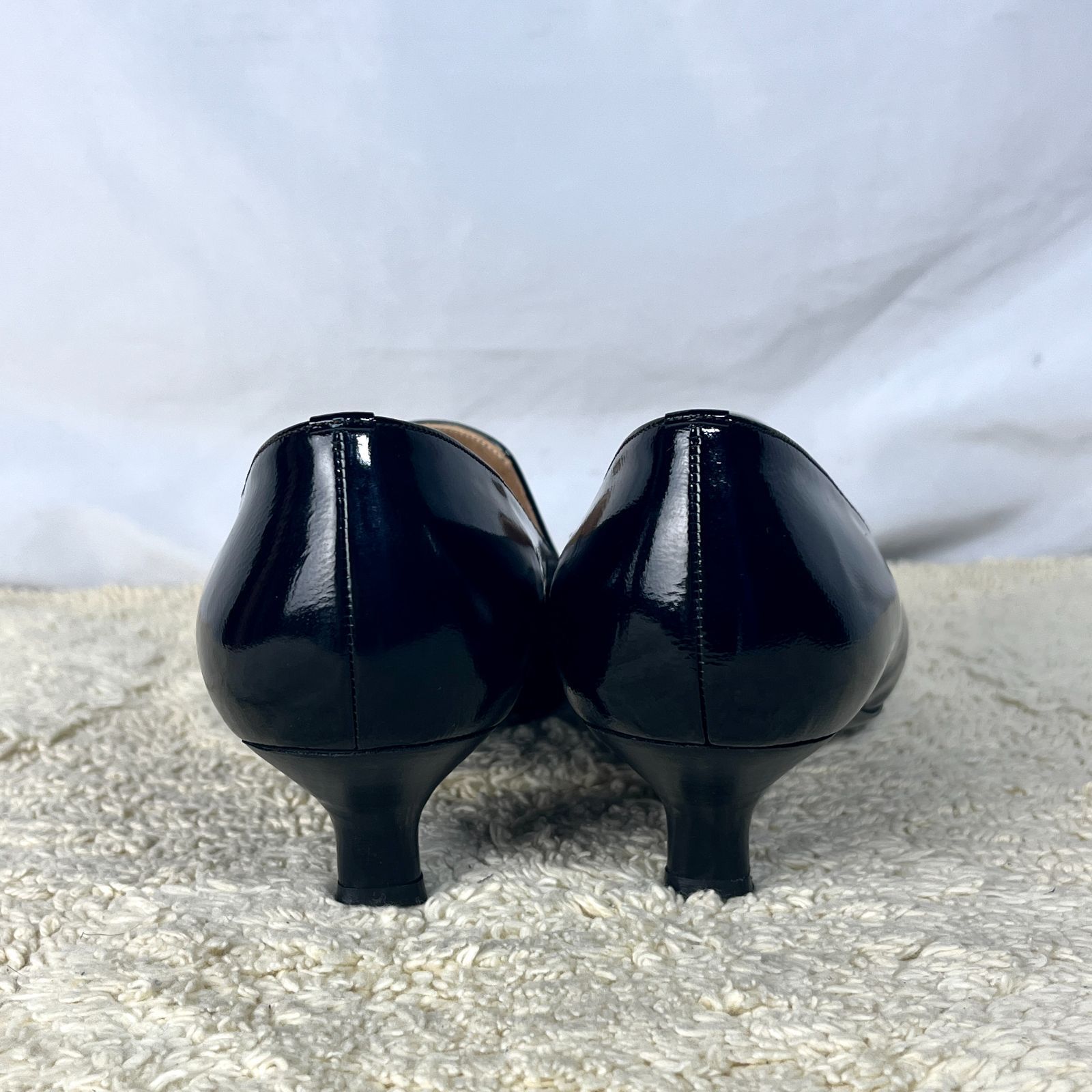 REGAL パンプス 黒23㌢ 美品✨REGAL ポインテッドトウカッターパンプス