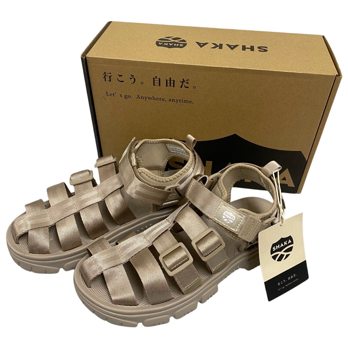 ##SHAKA シャカ NEO HIKER AT ネオハイカー AT サンダル 28cm  SK-218  トープ