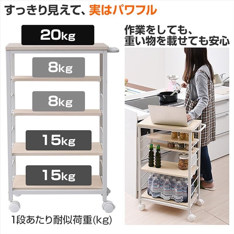 取っ手 ストッパー付きキャスター