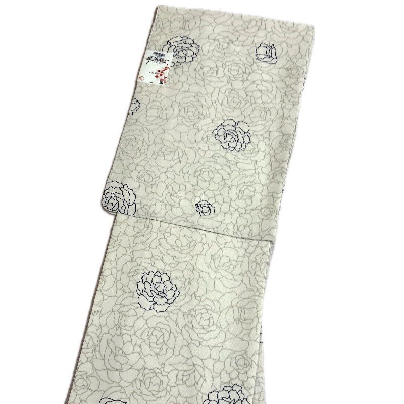 白大島紬 縦縞 グラデーション 小紋 着物 033a p 2025年最新