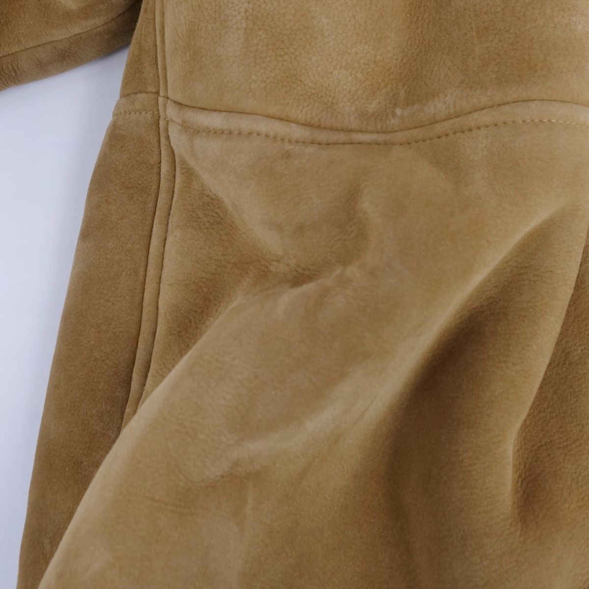 美品 サンローラン パリ SAINT LAURENT PARIS コート ムートンコート フーディー シープスキン ジップアップ アウター メンズ 46(M相当) ブラウン 美品 サンローラン パリ SAINT LAURENT PARIS コート ムートンコート