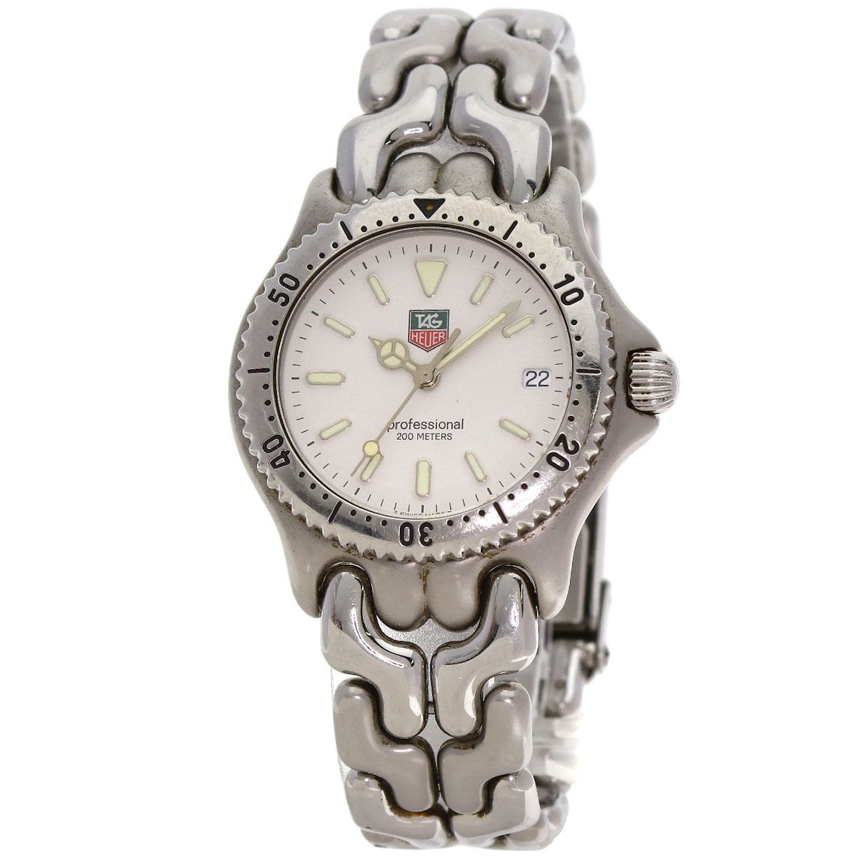 TAG HEUER タグホイヤー S99.013 セル デイト プロフェッショナル 腕時計 SS SS ボーイズ