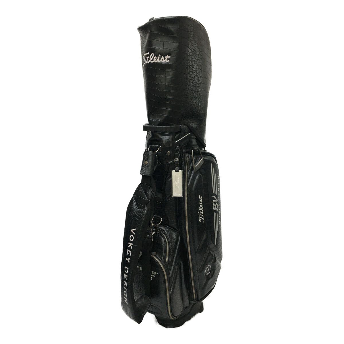 中古 タイトリスト Titleist キャディバッグ ブラック 黒 VOKEI