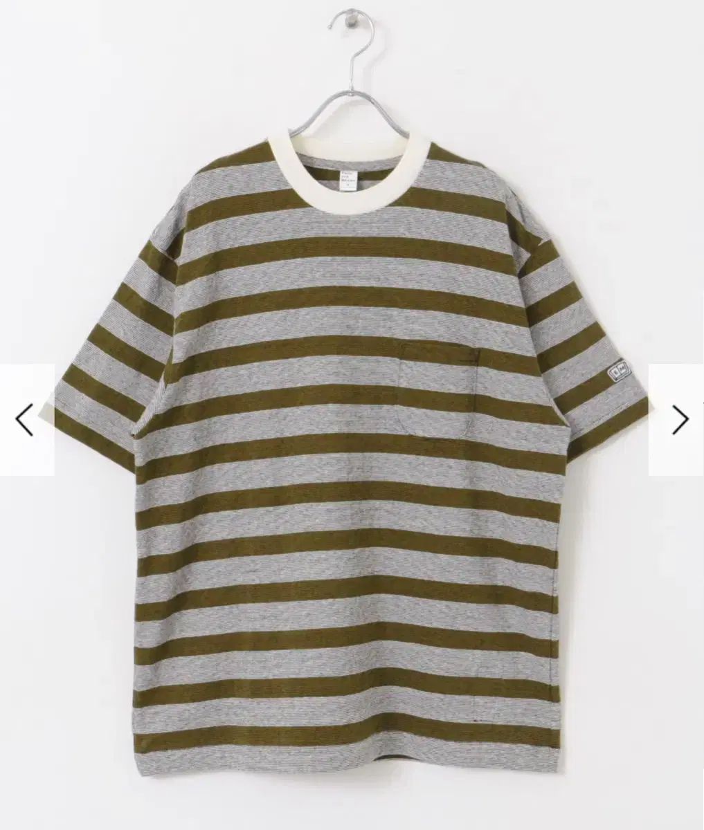 L /新製品 ENDS and MEANS(エンズアンドミーンズ) ストライプ ポケットTシャツ ends and means