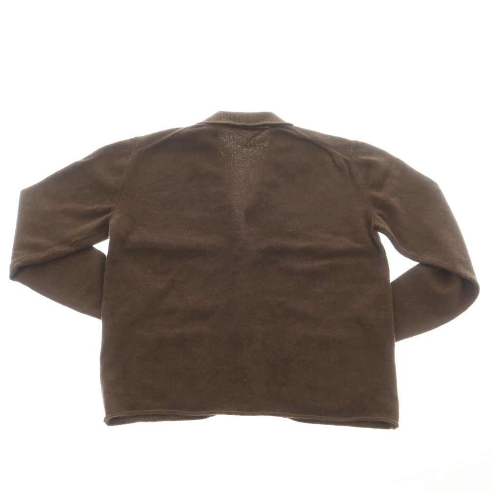コモリ COMOLI カシミヤ ジャケット型 カーディガン ブラウン サイズ2 メンズ